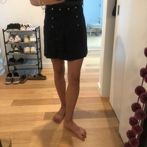 Vintage Chanel navy miniskirt
